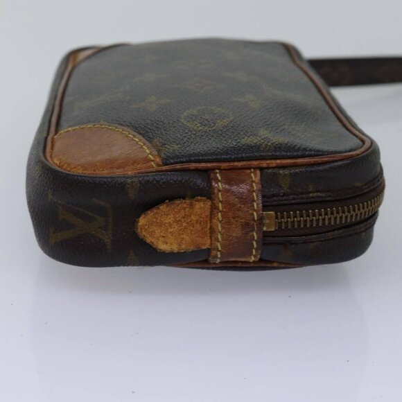 LOUIS VUITTON Monogram Marly Dragonne PM Clutch Bag - Picture 4 of 15